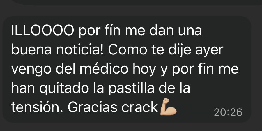 Bajó su hipertensión con Reset Metabolico de Dietalvaro