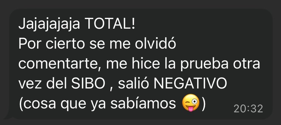Resolvió su SIBO con Reset Metabolico de Dietalvaro