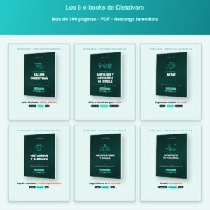 Pack Completo: los 6 e-books de Dietalvaro