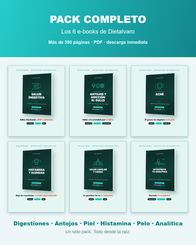 Pack Completo: los 6 e-books de Dietalvaro